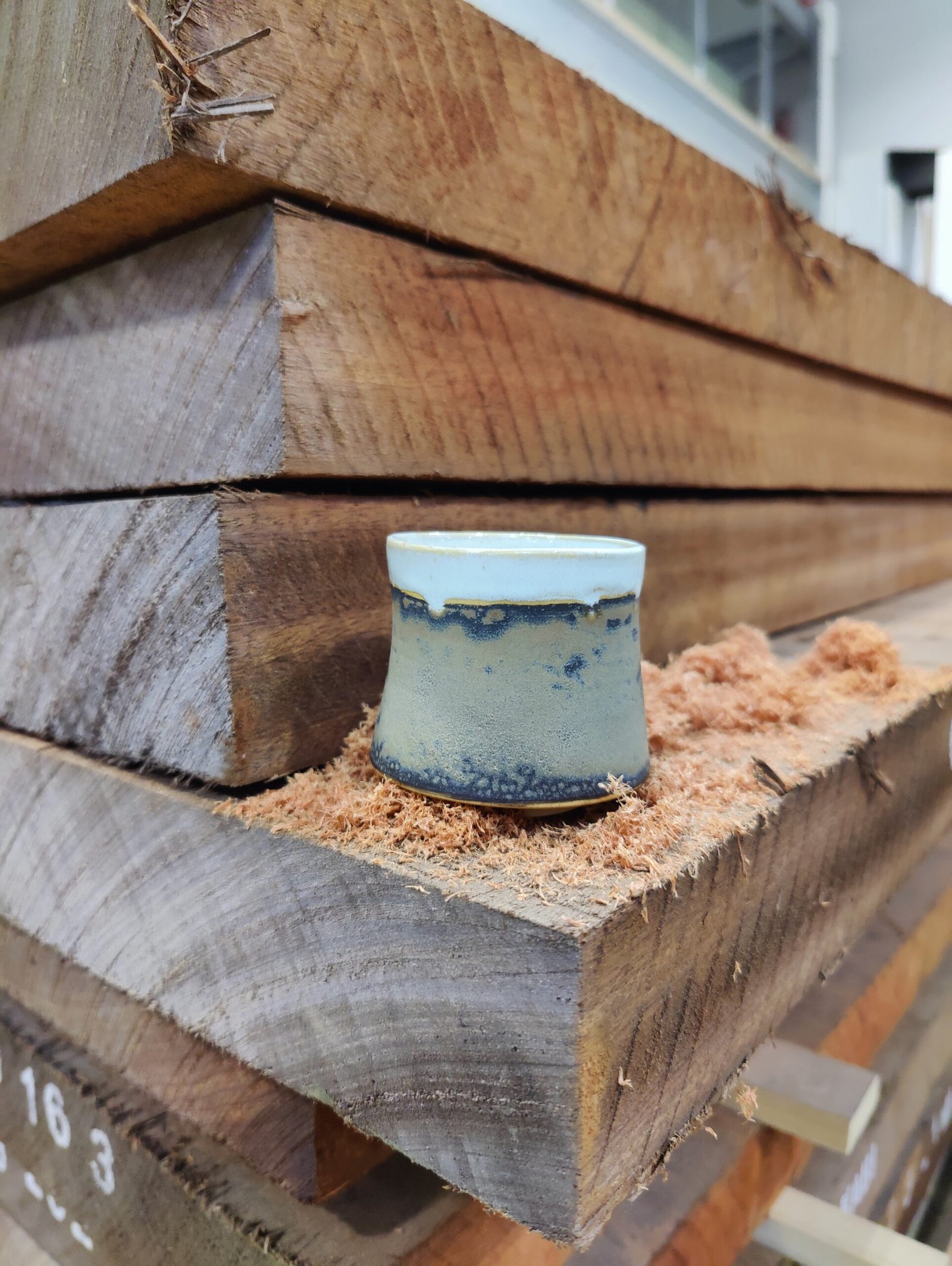 Ceramic Tea Cup – Ash Line - Image 3